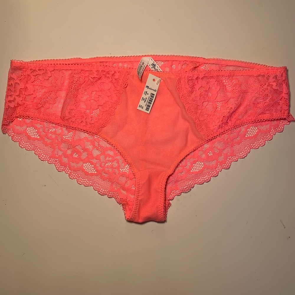 NWT Madewell Honeydew Lace Panties Size Medium
